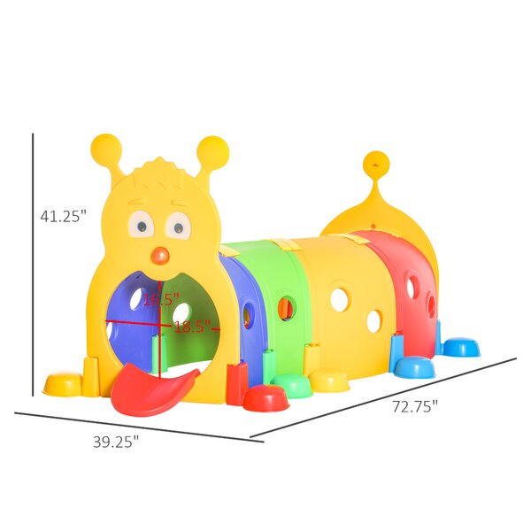 Qaba Caterpillar Tunnel Climb And Crawl And Reviews Wayfair